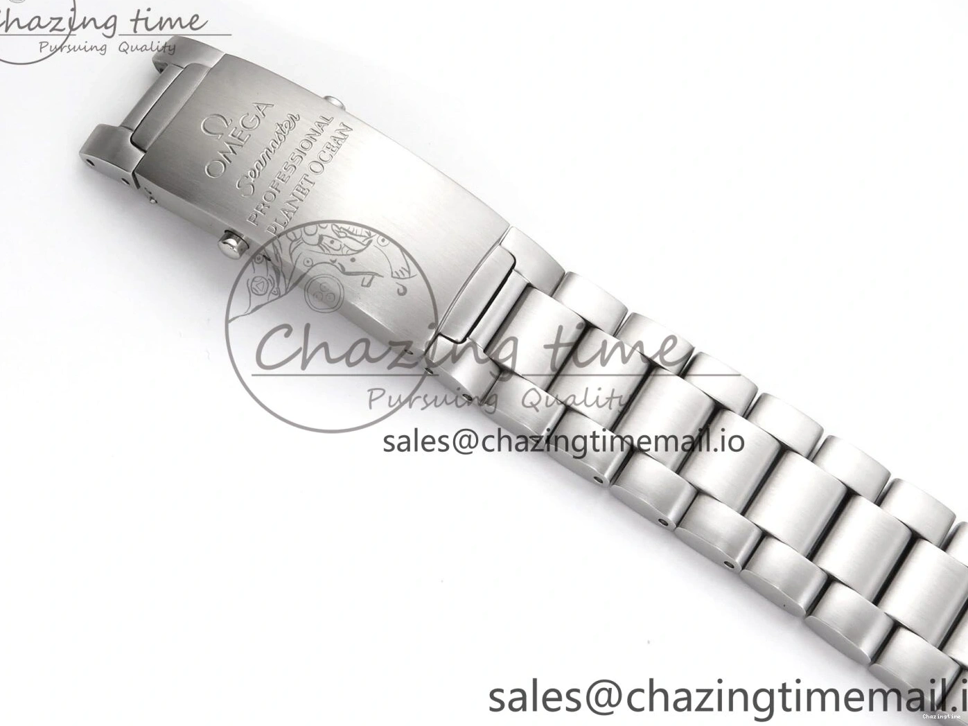 0405 Seamaster “LMPO” OMF 1:1 Best Edition Black Dial on SS Bracelet A Tailored 7703